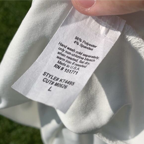 NWT Rylee Ann's women's white thong clasp bodysuit with cutout made in USA - Picture 8 of 10